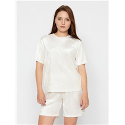 CWXW 90059-21 Комплект женский (футболка, шорты),экрю