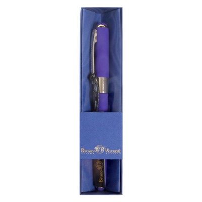 Ручка шариковая, 0.5 мм, Bruno Visconti MONACO, стержень синий, корпус сине-фиолетовый, в футляре
