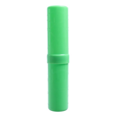 Пенал-тубус (40 х 195 мм) Calligrata, пластиковый, зеленый