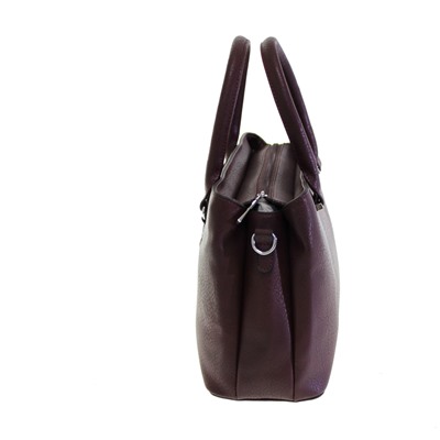 Стильная женская сумочка Lefol_Under из эко-кожи цвета спелой вишни.