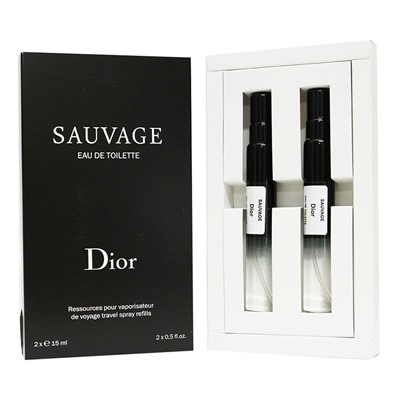 Подарочный набор Christian Dior Sauvage edt 2x15 ml