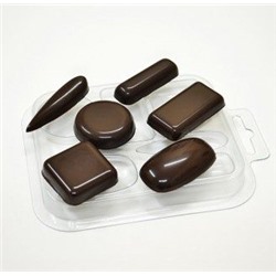 Пластиковая форма для шоколада - Шоко-ассорти