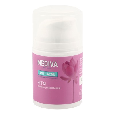 Крем для лица Mediva ANTI-ACNE дневной увлажняющий 50 мл