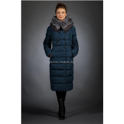 Женская куртка зимняя 851 волна натуральный мех