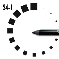 Гелевый карандаш для глаз и век "Ресничка" 24-1