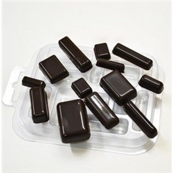 Пластиковая форма для шоколада - Шоко-прямоугольники