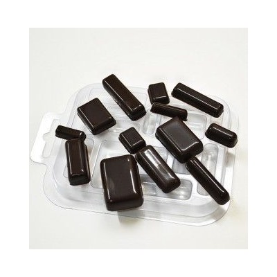 Пластиковая форма для шоколада - Шоко-прямоугольники