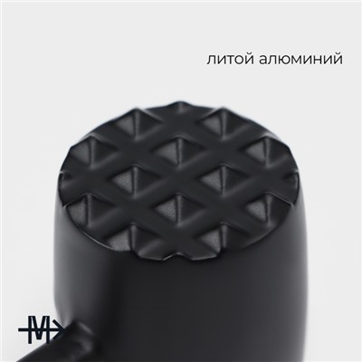 Молоток для мяса Magistro Alum black, 150 грамм, 20,5 см, цвет чёрный