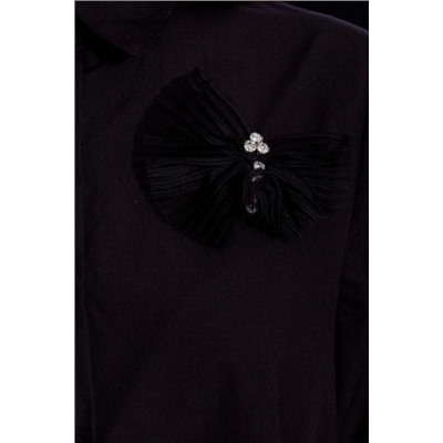 Блуза 652 "Хлопок" чёрный