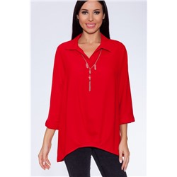 Блуза 483 "Ниагара", красный