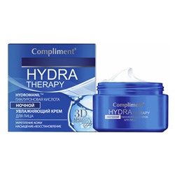 Ночной крем для лица Compliment Hydra Therapy увлажняющая 50 ml