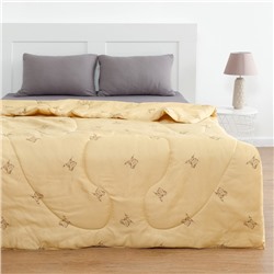 Одеяло Овечья шерсть 220x205 см, полиэфирное волокно 200 гр/м, пэ 100%