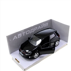 Модель машины Volkswagen Golf GTI масштаб 1:32 (длинна 12см) черного цвета.