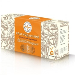 Дагомыс Чай черный «Облепиха и мандарин» 25 пакетиков по 1,8 гр