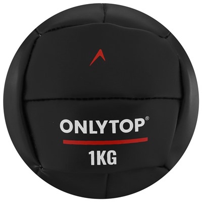 Медицинбол ONLYTOP, 1 кг, d=14 см