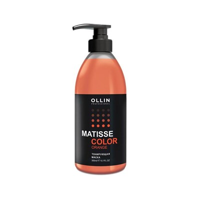 Маска для тонирования волос Ollin Professional Matisse Color, цвет оранжевый, 300 мл