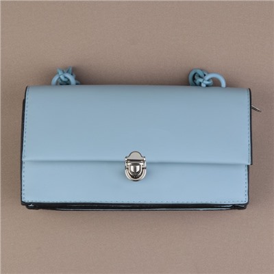 Застёжка для сумки, 2 × 2,8 см, цвет серебряный