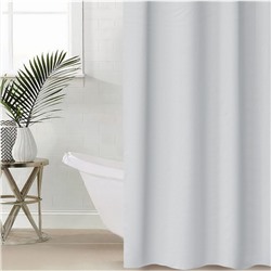 Штора для ванны Доляна «Классика», 180×180 см, EVA, цвет белый