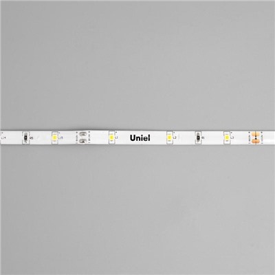 Комплект светодиодной ленты Uniel, 12 В, SMD3528, 1.2 м, IP65, с аксесс., 30 LED/м, 4000К