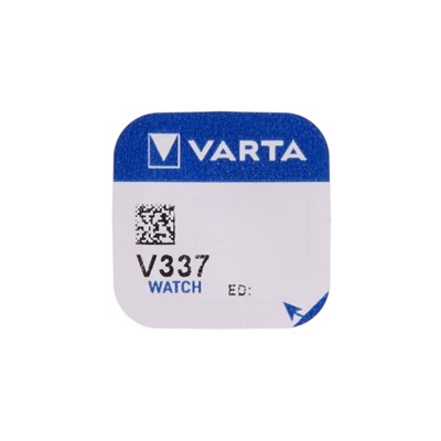 Батарейка цинковая Varta, V337 (SR416SW)-1BL, 1.55В , блистер, 1 шт.