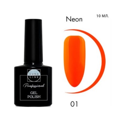 Luna Line Гель-лак 10 мл Neon т.01 оранжевый