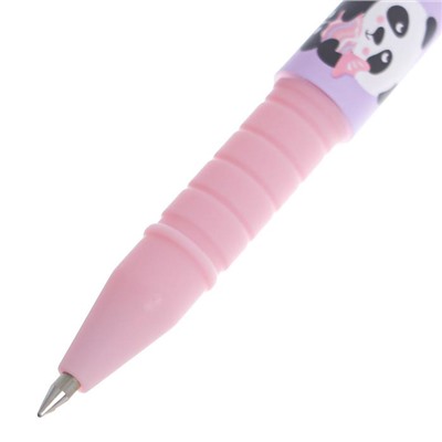 Ручка шариковая FunWrite "Lolipop.Пандочки", 0,5 мм, синие чернила