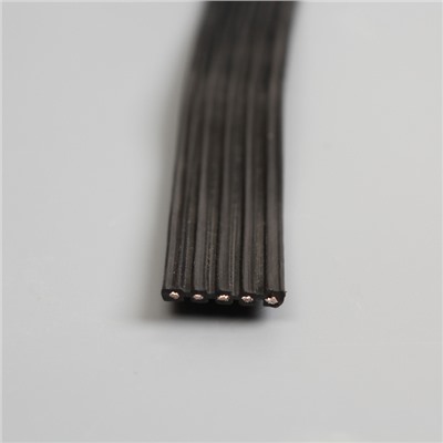 Гирлянда "Белт-лайт" 100 м , IP65, тёмная нить каучук, шаг 15 см, E27, 220 В