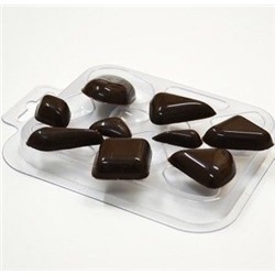 Пластиковая форма для шоколада - Шоко-ромбы