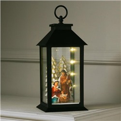Фигура световая фонарь"Рождение Иисуса" 30 см, 8 LED, 3xААА, Т/БЕЛЫЙ