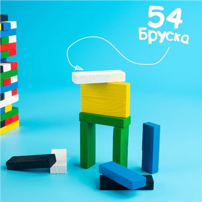 Падающая башня «Kids», 54 бруска