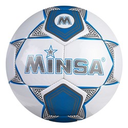Мяч футбольный MINSA, TPU, машинная сшивка, 32 панели, размер 5