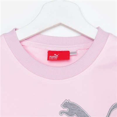 Костюм для девочки PUMA (свитшот, брюки), цвет розовый, рост 104 см (4 года)