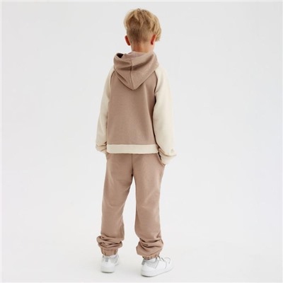 Костюм для мальчика MINAKU: Casual Collection KIDS цвет бежевый, рост 140