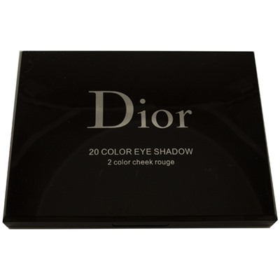 Тени для век Christian Dior 20 Color Eye Shadow 2 Color Cheek Rouge тени 20 цв. + румяна 2 цв. № 1 52 g
