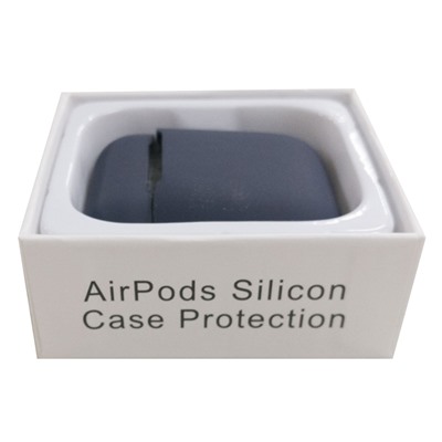 Силиконовый чехол для Apple AirPods синий