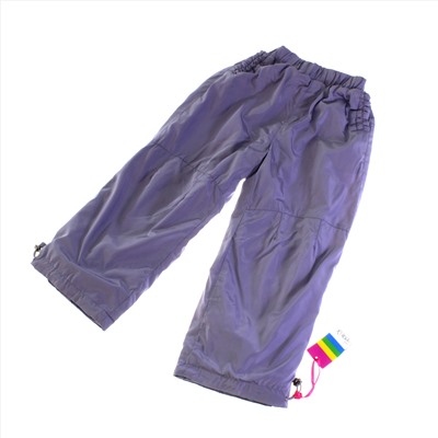 Рост 100-110. Утепленные детские штаны с подкладкой из войлока Federlix нежно-фиолетового цвета.
