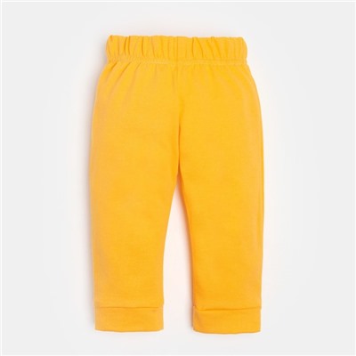 Комплект: джемпер и брюки Крошка Я "Dogs", рост 68-74 см, цвет белый/оранжевый
