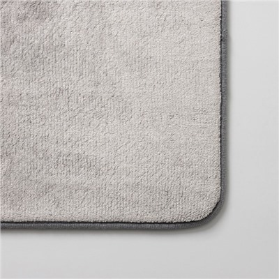 Набор ковриков для ванной и туалета с эффектом памяти SAVANNA Memory foam, 2 шт: 60×90 см, 40×60 см, цвет серый