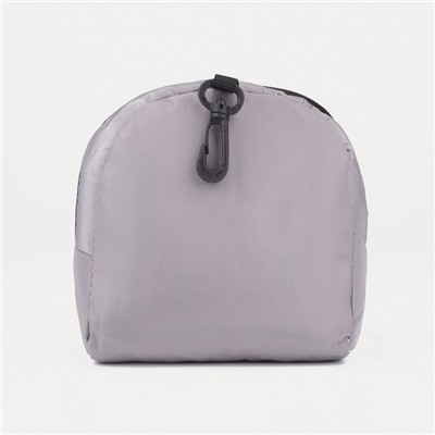 Рюкзак, отдел на молнии, наружный карман, 2 боковых кармана, кошелёк, цвет серый