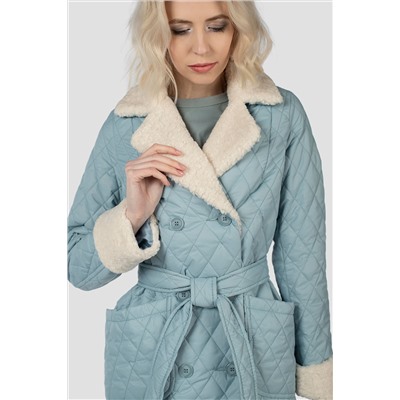 01-11680 Пальто женское демисезонное (пояс)