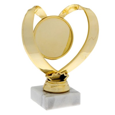 Фигура под нанесение «Сердце», золото