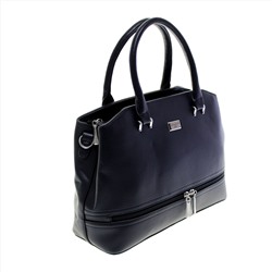 Стильная женская сумочка Paris_Carelous из эко-кожи цвета темного индиго.