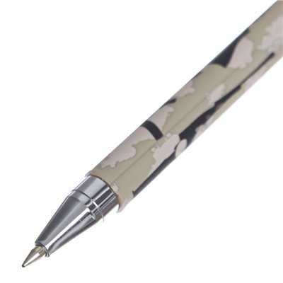 Ручка шариковая HappyWrite "Военный паттерн.Оружие", 0,5 мм, синие чернила