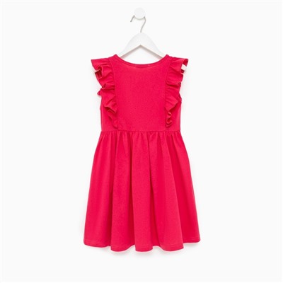 Платье для девочки, цвет розовый, рост 110 см