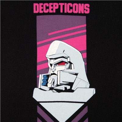 Футболка детская "Decepticons", Transformers, рост 86-92, чёрный