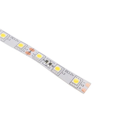 Светодиодная лента Ecola PRO, 12В, SMD5050, 1 м, IP20, 14.4Вт/м, 60 LED/м, 4200К