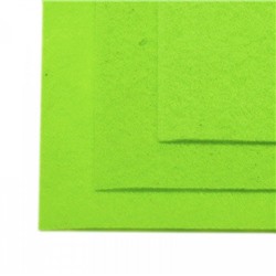 Фетр листовой жесткий IDEAL 20х30см цв.674 зеленое яблоко - уп.5 листов