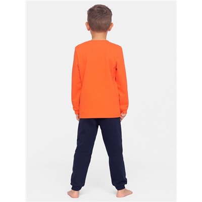 CSKB 50079-29 Комплект для мальчика (джемпер, брюки),оранжевый