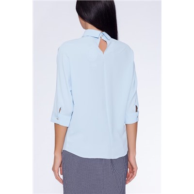 Блуза 645 "JS", нежно-голубой