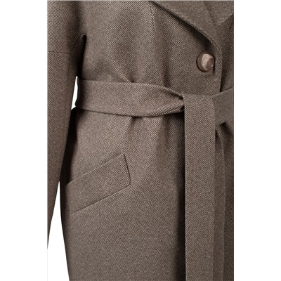 01-11813 Пальто женское демисезонное (пояс)